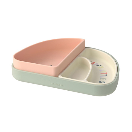 Lassig Zestaw silikonowych naczyń 3 el. Happy Fruit Cherry