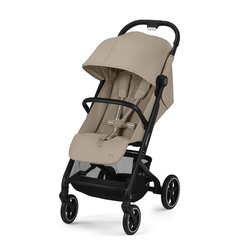 Cybex Beezy Wózek Spacerowy Rama Czarna Almond Beige 2024