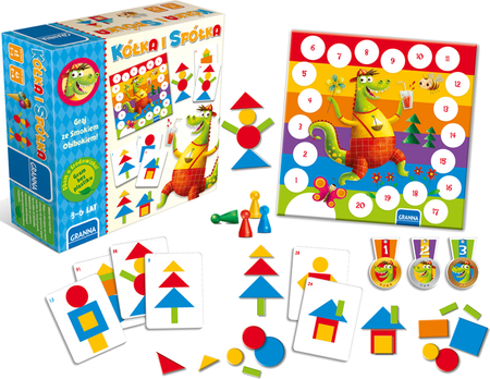 Granna Gra Edukacyjna Kółka i Spółka Smok Obibok