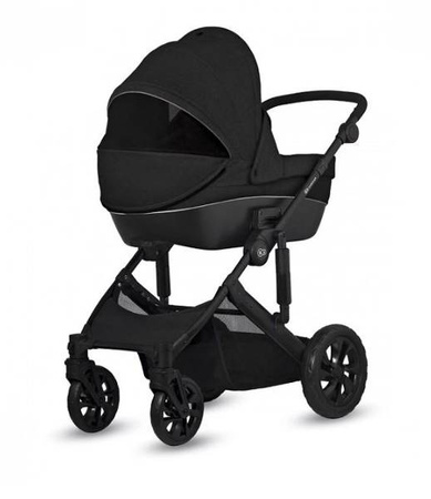 Kinderkraft Prime Lite Wózek Głeboko-spacerowy 3w1 Deep Black