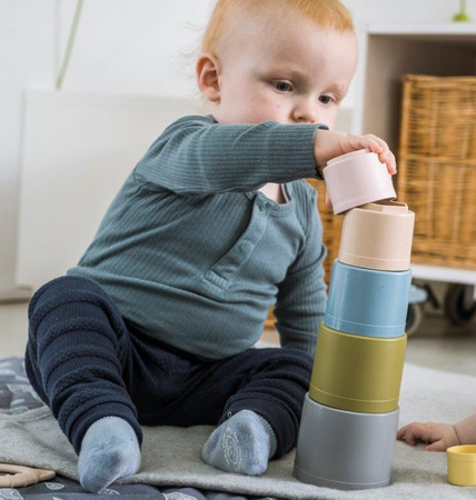 Dantoy BIO TINY wieża z kubków 6+ m-cy