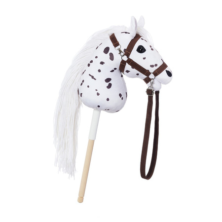 Hoppihorse Koń na Kiju Hobby Horse A4 Biały 64cm