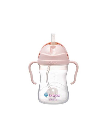 B.box Bidon ze Słomką 240 ml Różowy