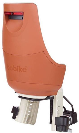 Bobike Fotelik Rowerowy Exclusive Maxi Plus Led 1p Rama Cinamon Brown