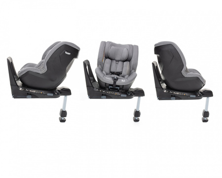 Zopa VOYAGER 2 Obrotowy Fotelik Samochodowy Silver Grey
