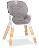 Lionelo Mona Drewniane Krzesełko Do Karmienia Stone