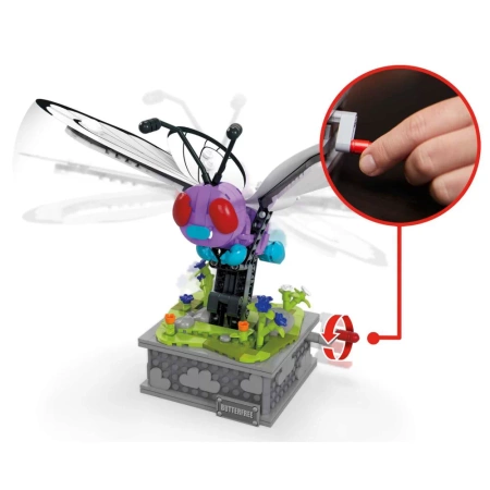 MEGA Pokemon - Kolekcjonerski Butterfree do zbudowania Klocki konstrukcyjne 582 elem. HKT22