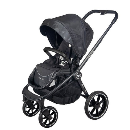 Muuvo Quick 2.0 Wózek Głęboko-Spacerowy + Torba   Raven Black