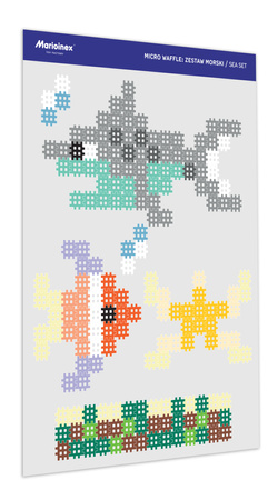 Marioinex Micro Waffle 230 elementów Zestaw Morski