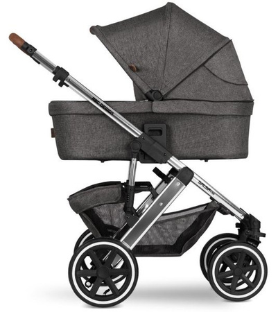 ABC Design Salsa 4 Air Wózek Głęboko-spacerowy + Tulip Fotelik Samochodowy 0-13 kg Diamond Edition - Asphalt