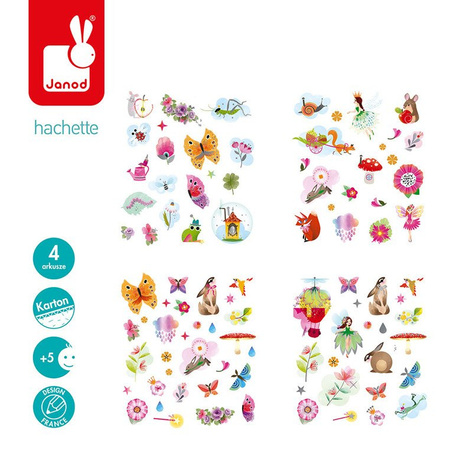 Janod Zestaw naklejek Pokaz mody Wróżki