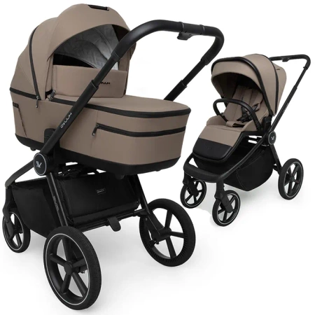 Muuvo Five Wózek Głęboko-Spacerowy + Maxi-Cosi Pebble 360 Pro2 Fotelik Samochodowy