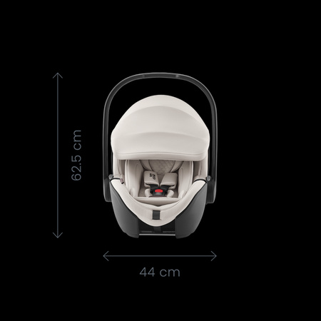 Britax Romer Baby-Safe Pro Fotelik Samochodowy 0-13kg + Baza Vario Base 5Z Linen Grey Lux