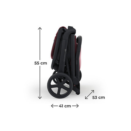 Kinderkraft Nubi 3 Wózek Spacerowy Burgundowy