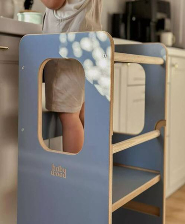Baby Wood Slim M Kitchen Helper Błękitny