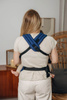 LennyLamb Moje Pierwsze Nosidełko LennyLight, splot jodełkowy, 100% bawełna - Kobalt