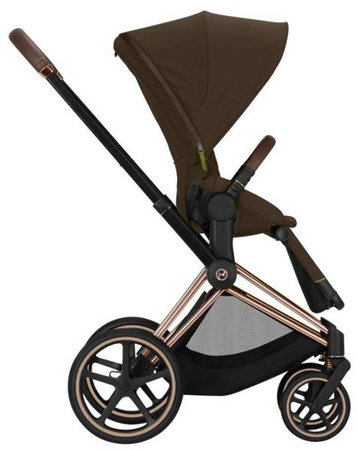 Cybex e-Priam 3.0 Wózek Głęboko-Spacerowy + Cloud Z Fotelik Samochodowy 0-13 kg Zestaw 3w1 Khaki Brown