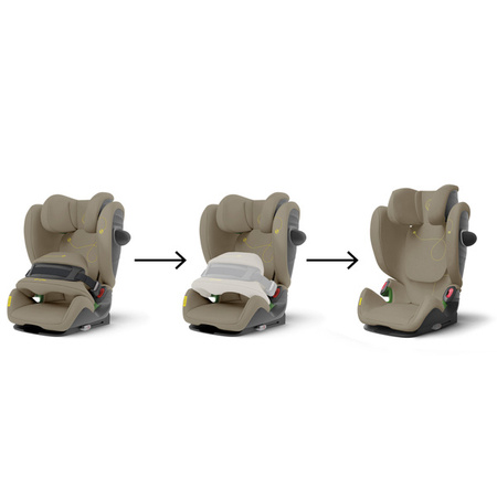 Cybex Pallas G I-Size Fotelik Samochodowy 9-50 kg Seashell Beige 2023