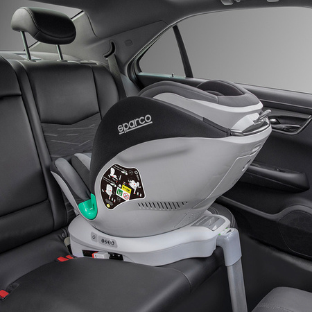 Sparco SK6000i Isofix Fotelik Samochodowy 9-25kg Czarno-Czerwony