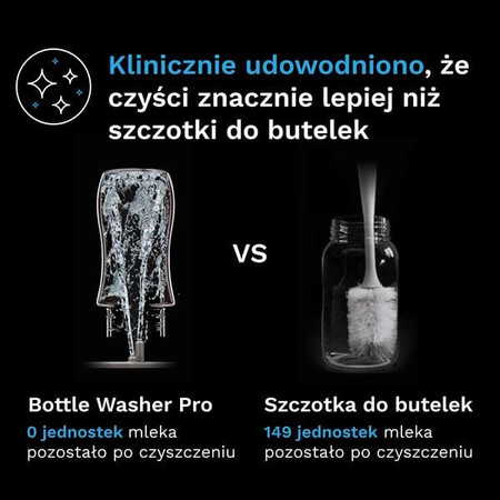 Baby Brezza Bottle Washer Pro Urządzenie Myje, Suszy i Sterylizuje Black
