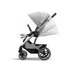 Cybex Balios S Lux Wózek Głęboko-Spacerowy + Cloud G I-Size Fotelik Samochodowy 0-13kg + Osłony Przeciwdeszczowe + Adaptery Lava Grey