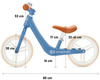 Kinderkraft Fly Plus Rowerek Biegowy Saphire Blue + Kinderkraft Safety Kask