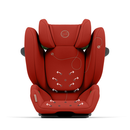 Cybex Solution G i-Fix Fotelik Samochodowy 15-50 kg Hibiscus Red