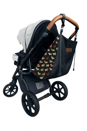 Blaben Baby Hamak do wózka dziecięcego z Pasami Bezpieczeństwa Dogs