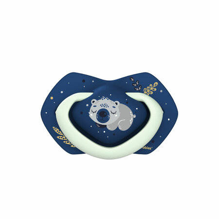 Canpol Babies Smoczek Silikonowy 6-18m Sleepy  Koala 2 szt. 22/659_blu Blue