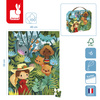 Janod Puzzle w walizce Obraz inspirowany twórczością Rousseau 100 elementów 6+ Made in France