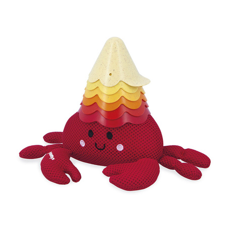 Janod Zabawka do kąpieli krab z muszelkami 10m+