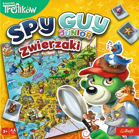 Trefl Gra Spy Guy Junior Zwierzaki