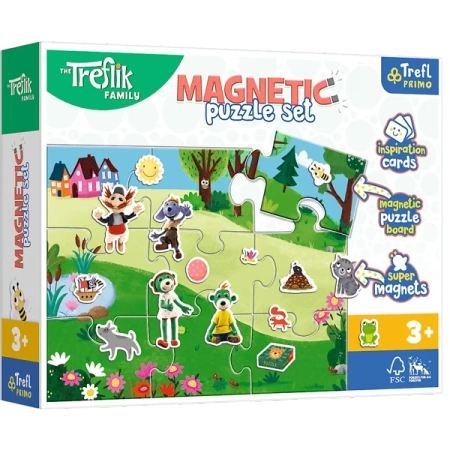 Trefl Puzzle Magnetyczne Treflikowy Dzień