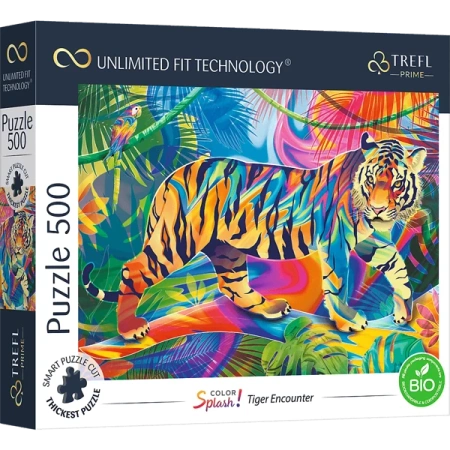Trefl Puzzle Prime 500 Elementów Tiger Encounter