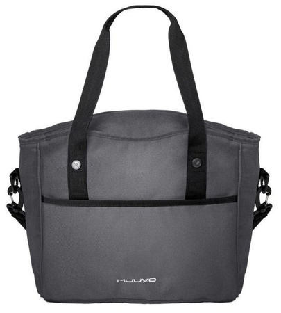 Muuvo Quick 3.0 Wózek Głęboko-Spacerowy z Gondolą XL Zestaw 2w1 Iron Graphite