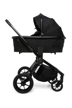 Muuvo Quick SE 2 Wózek Głęboko-Spacerowy Diamond Graphite + Cybex Aton B2 i-Size Fotelik Samochodowy 0-13kg + Baza One Volcano Black