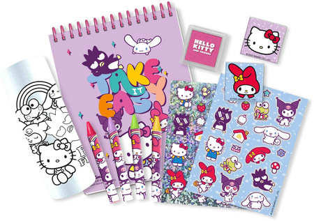 Kids Euroswan Zestaw kreatywny w pudełku 3D z naklejkami Hello Kitty