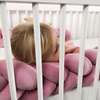 SenLove Ochraniacz do Łóżeczka Warkocz 360cm Brudny Róż