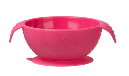 B.Box Silikonowa Miseczka Z Łyżką Strawberry Shake