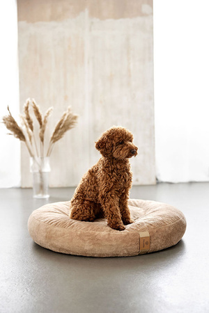 Palopa Donut Okrągłe Legowisko dla Psa Fippa Humus M-L