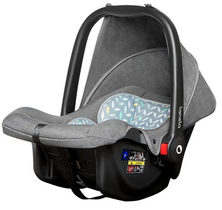 Lionelo Noa Plus Fotelik Samochodowy 0-13kg Grey Scandi