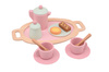 Joueco Drewniany zestaw do herbaty Tea set pink