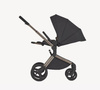 Anex Flo Wózek Głęboko-Spacerowy Solo + Cybex Aton B2 i-Size Fotelik Samochodowy 0-13kg + Baza One Volcano Black	