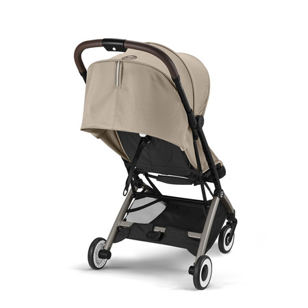 Cybex Orfeo Wózek Spacerowy Rama Taupe Almond Beige + Snogga 2 