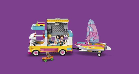 Lego Friends Leśny Mikrobus Kempingowy i Żaglówka