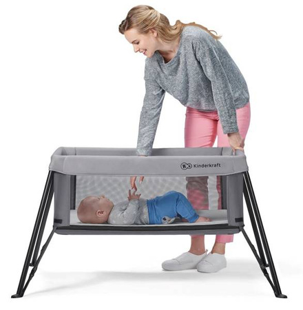 Kinderkraft Movi Łóżeczko Turystyczne  Grey