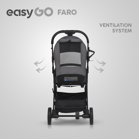 Easy Go Faro Wózek Spacerowy Cloudy Gray