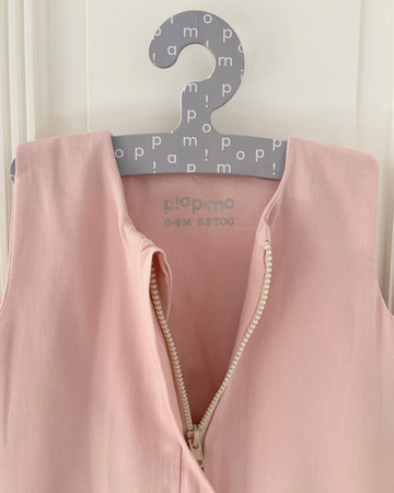 Piapimo Śpiworek Letni 0.5 TOG 0-6 Miesięcy Różowy