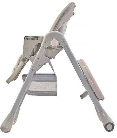 Kinderkraft Tastee Krzesełko Do Karmienia Beżowe || Pink Leaf