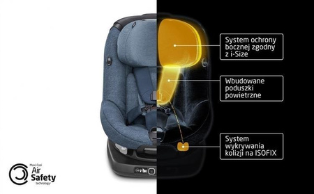 Maxi-Cosi Axissfix Air Fotelik Samochodowy Z Poduszkami Powietrznymi 0-18kg RWF Nomad Grey